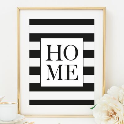 Affiche 'Home' - DIN A4