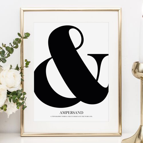 Poster 'Ampersand' - DIN A4