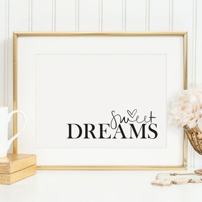 Affiche 'Sweet Dreams' - DIN A4