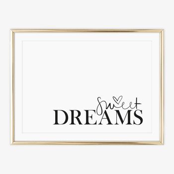 Affiche 'Sweet Dreams' - DIN A4 2