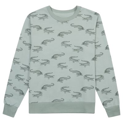 Organic Cotton Sweatshirt Crocodile