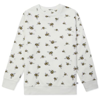 Children's Organic Cotton Sweatshirt Bumble Bee