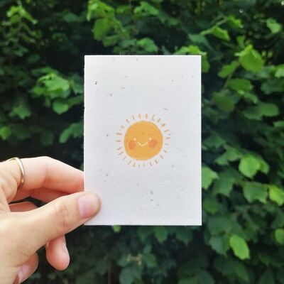 Happy Sun - Plantable Card Mini