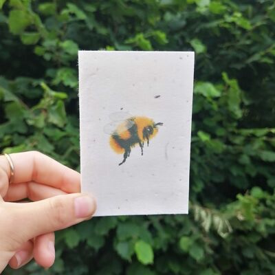 Bumblebee - Plantable Card Mini