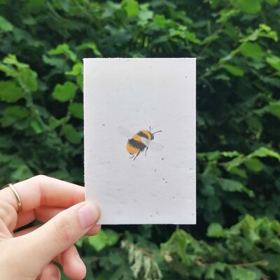 Bee - Plantable Card Mini