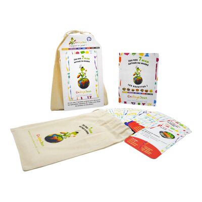Card game 7 MIAM Around the world - Party game - Made in France - 6 to 106 years old - Mother's Day gift