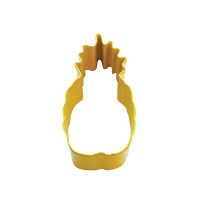 Pineapple Poly-Resin Coated Cookie Cutter Yellow