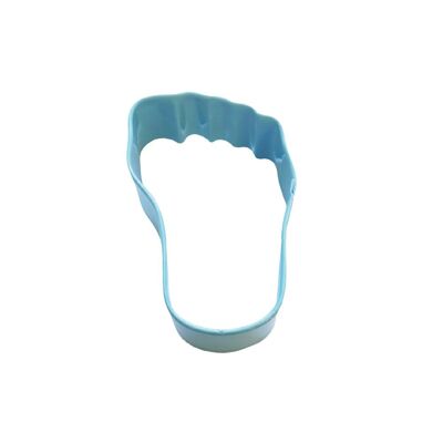 Baby's Foot Poly-Resin Coated Cookie Cutter Blau