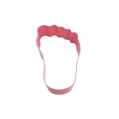 Baby's Foot Poly-Resin Coated Cookie Cutter Pink