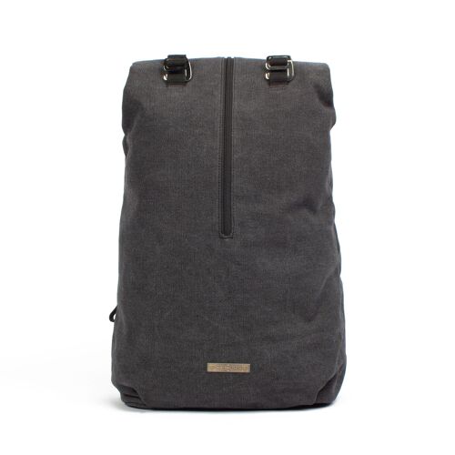 MARGELISCH Canvas Rolltop-Rucksack Nemin 1 charcoal