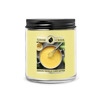 Pastella per torta al limone, vaniglia, cera di soia, Goose Creek Candle® 198 grammi 45 ore di combustione