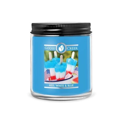 Rotes, weißes und blaues Sojawachs Goose Creek Candle® 198 Gramm 45 Brennstunden