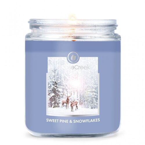 Sweet Pine & Snowflakes  Soy Wax Goose Creek Candle® 198 Gram 45 branduren