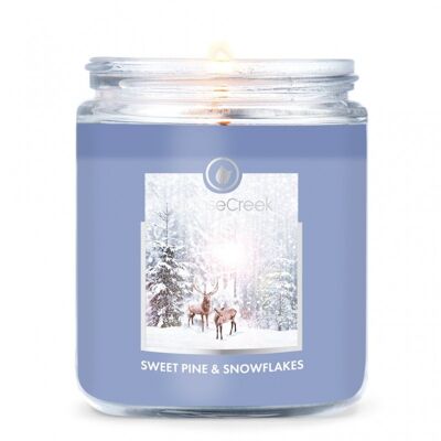Sweet Pine & Snowflakes Soy Wax Goose Creek Candle® 198 Gramos 45 horas de combustión