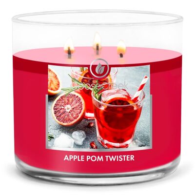 Apple Pom Twister Goose Creek Candle® 411 grammi collezione 3 stoppini