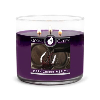 Dark Cherry Merlot Goose Creek Candle® 411 grammi Collezione 3 stoppini