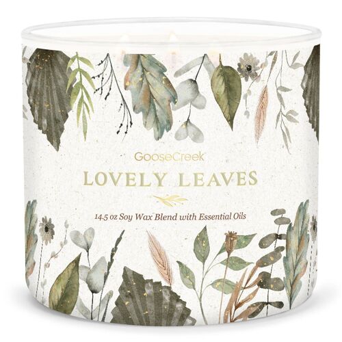 Lovely Leaves Goose Creek Candle® 411 grams 3 wick Collection
