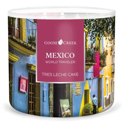Pastel Tres Leche Goose Creek Candle® Mexico World Traveler 411 gramos