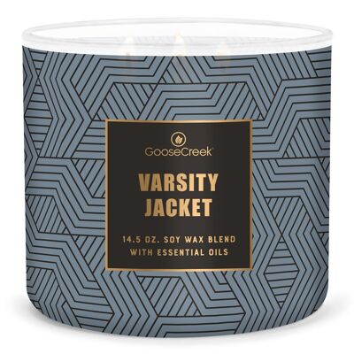 Giacca Varsity Collezione Goose Creek Candle® da uomo 411 grammi