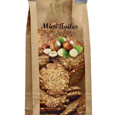 Bag of Mini Hazelnut Tiles of 100 g