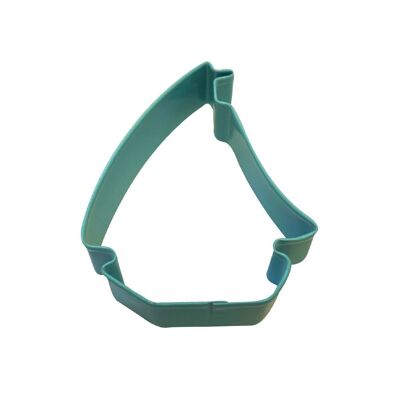 Sailboat Poly-Resin Coated Cookie Cutter Blue