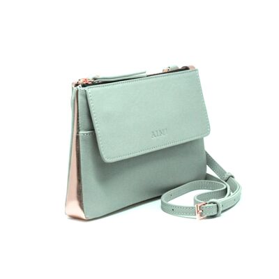 CHIKA | JADE | Crossbody Handbag Mint | leather