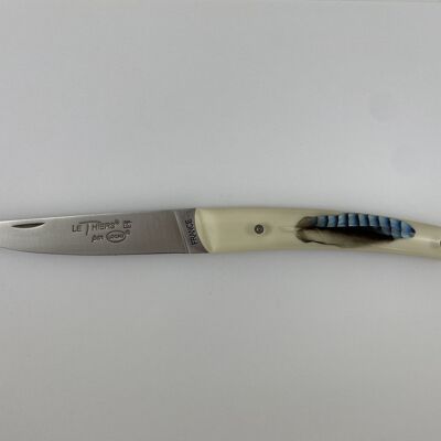 Couteau Le Thiers Pote plein manche 12 cm - Inclusion Plumes de Geai