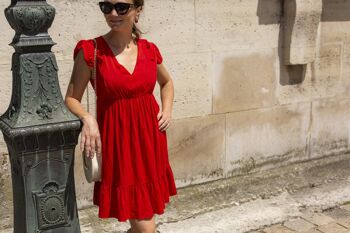 Robe menthe rouge 4