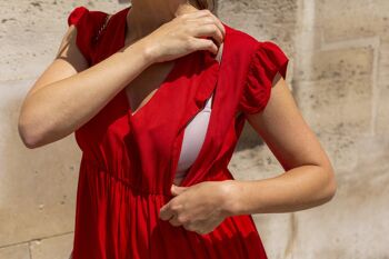 Robe menthe rouge 7