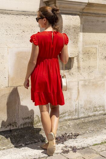 Robe menthe rouge 8