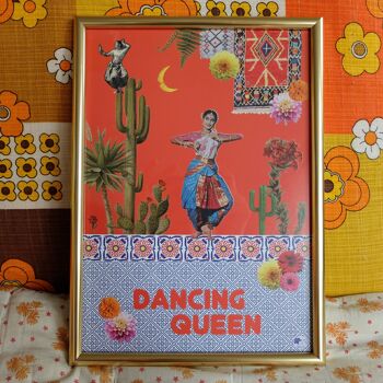 Affiche "Danse et Woman Power" - 4 modèles / Dancing Queen / Baila conmigo / Gracias a la vida / Explorer ce qui me plaît 2