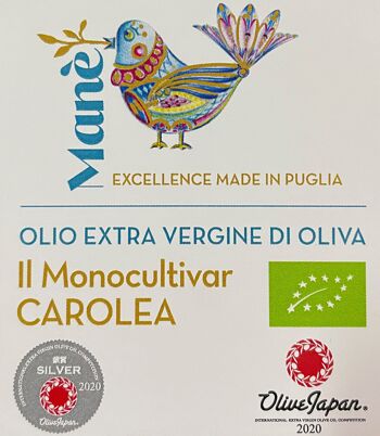 Monocultivar CAROLEA - Bottiglia 250 ml 3