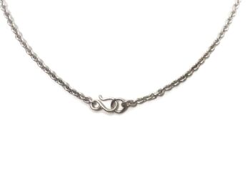 Chaîne d'ancre filigrane en argent sterling avec pendentif cercle 4