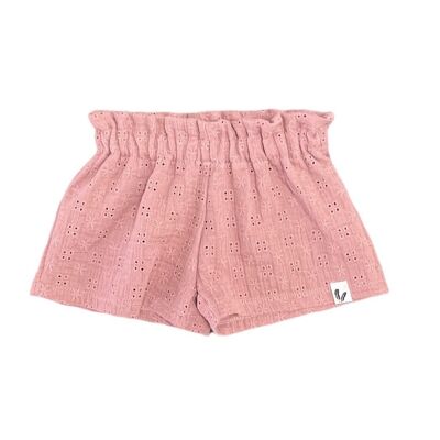 Shorts culottes dusty rose