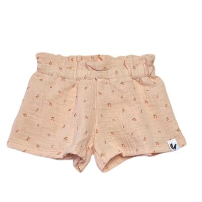 Shorts culottes zalm besjes