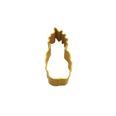 Mini Pineapple Poly-Resin Coated Cookie Cutter Yellow