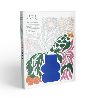 Paint by Number Kit - Cottage Flowers by Liv Lee