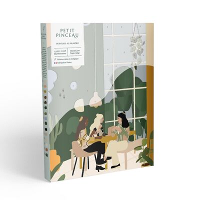 Paint by Number Kit - Coffee Shop by Y.illustration