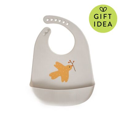 Silicone Baby Bib, Little Birdie