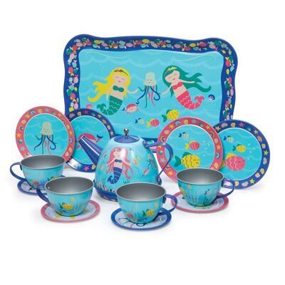 Mermaid Tin Tea Set