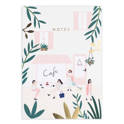 CAFE A5 NOTEBOOK 48 LEAVES