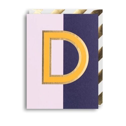 D Birthday Anniversary Wedding Card