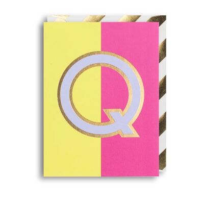 Carte de mariage d'anniversaire d'anniversaire de Q