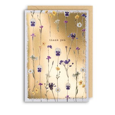 THANK YOU ALL OVER FLORAL Card