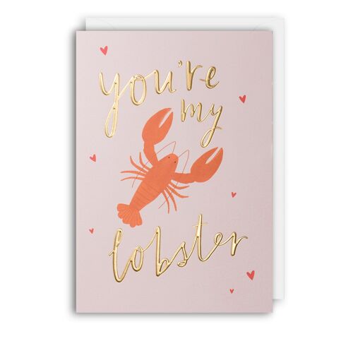 LOBSTER OPEN LOVE Anniversary Wedding Valentine Card