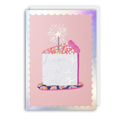 CAKE SLICE Birthday Anniversary Wedding Card