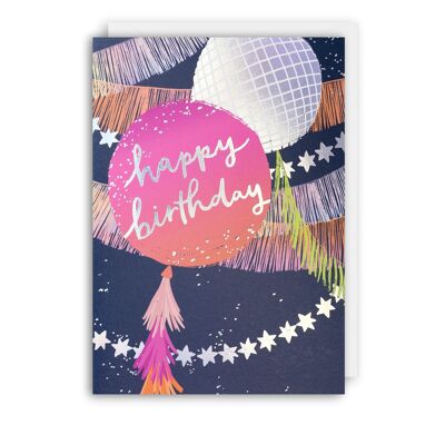 Luftballons Geburtstagskarte