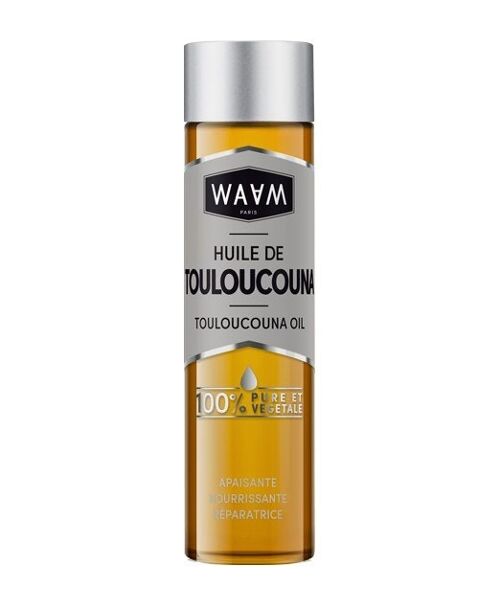 WAAM Cosmetics – Huile végétale de Touloucouna – 100% pure et naturelle – Première pression à froid – Huile nourrissante, fortifiante et apaisante – Visage, Corps et cheveux – 100ml