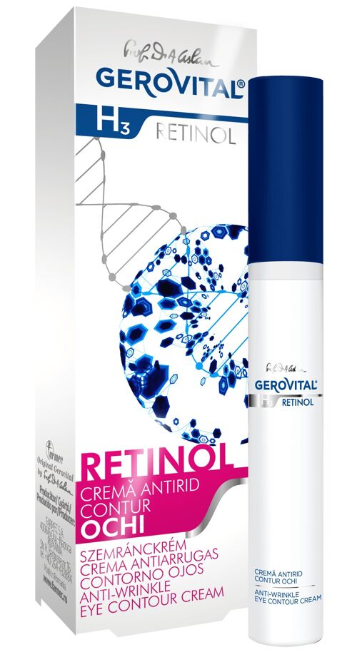 Anti-wrinkle eye contour cream with Retinol | 15 ml | Retinol