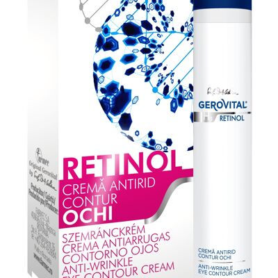 Anti-wrinkle eye contour cream with Retinol | 15 ml | Retinol